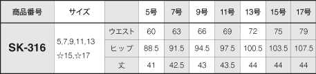 A~[Yg jtH[  p`R  CXg LAND q XJ[g SK316-B9 TCY\