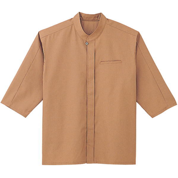 ホテル ユニフォーム ＆ 飲食店用 制服 ボストン商会 BON UNI ボンユニ 和の風 男女兼用 シャツ 08931-07 ベージュ