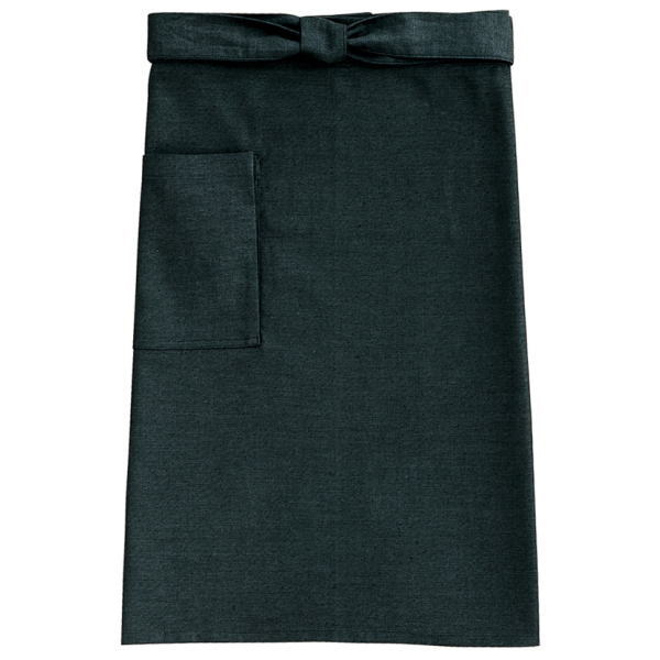 ホテル ユニフォーム ＆ 飲食店用 制服 ボストン商会 BON UNI ボンユニ 和の風 エプロン 09154-09 黒
