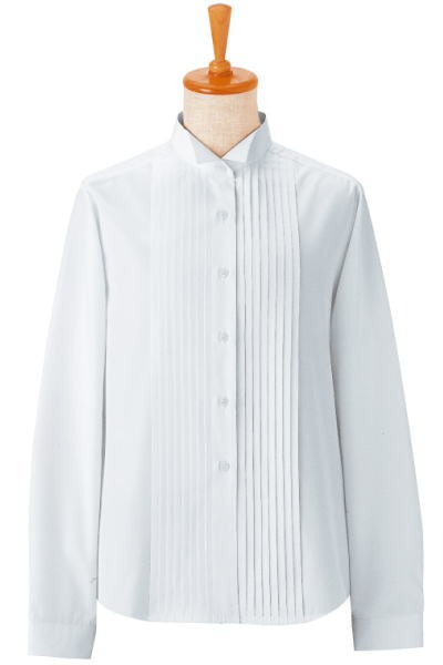 ホテル ユニフォーム ＆ 飲食店用 制服 ボストン商会 BONUNI ボンユニ 女子 シャツ 14210-81 白