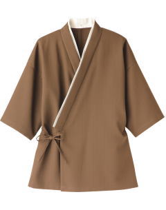 ホテル ユニフォーム ＆ 飲食店用 制服 ボンマックス FACE MIX フェイスミックス 男女兼用 作務衣 FJ0704U-1 ベージュ